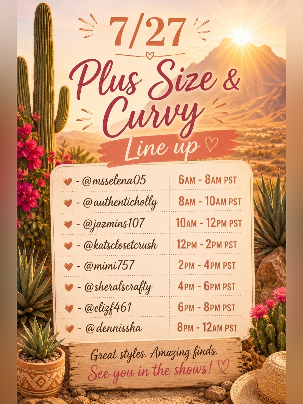 Plus Size & Curvy Share Show 🚂 Sign in Flyer 3 hours Slots Available ❤️ - Picture 3 of 10
